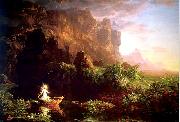 Thomas Cole The Voyage of Life Childhood USA oil painting artist